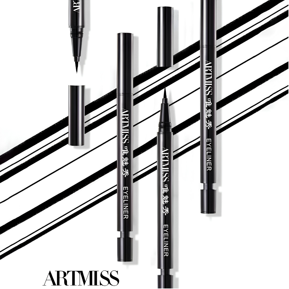 Artmiss Color Fixing Rotating Liquid Eyeliner #X02 Black