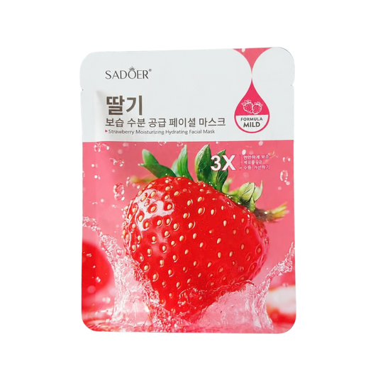 Strawberry Moisturizing Hydrating Facial Mask - 1 Sheet