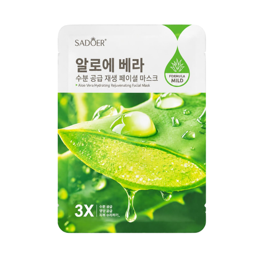 Aloe Vera Hydrating Rejuvenating Facial Mask - 1 Sheet