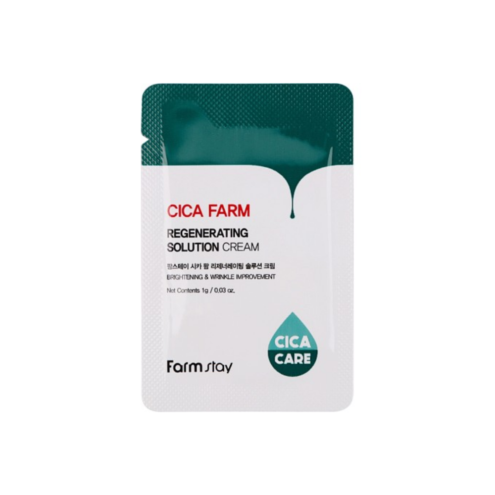 Mini Cica Farm Regenerating Solution Cream Sachet 1g