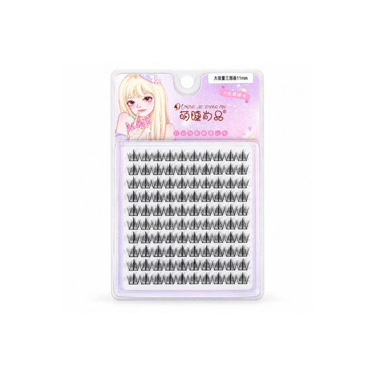 Cluster Lashes #Large-Capacity 3-Step Kit 11mm