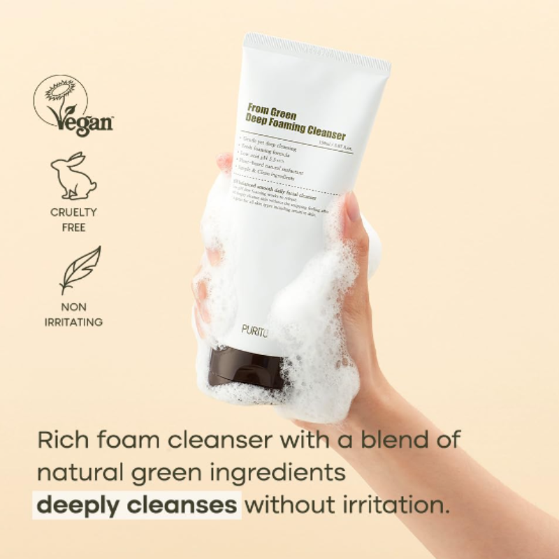 From Green Deep Foaming Cleanser