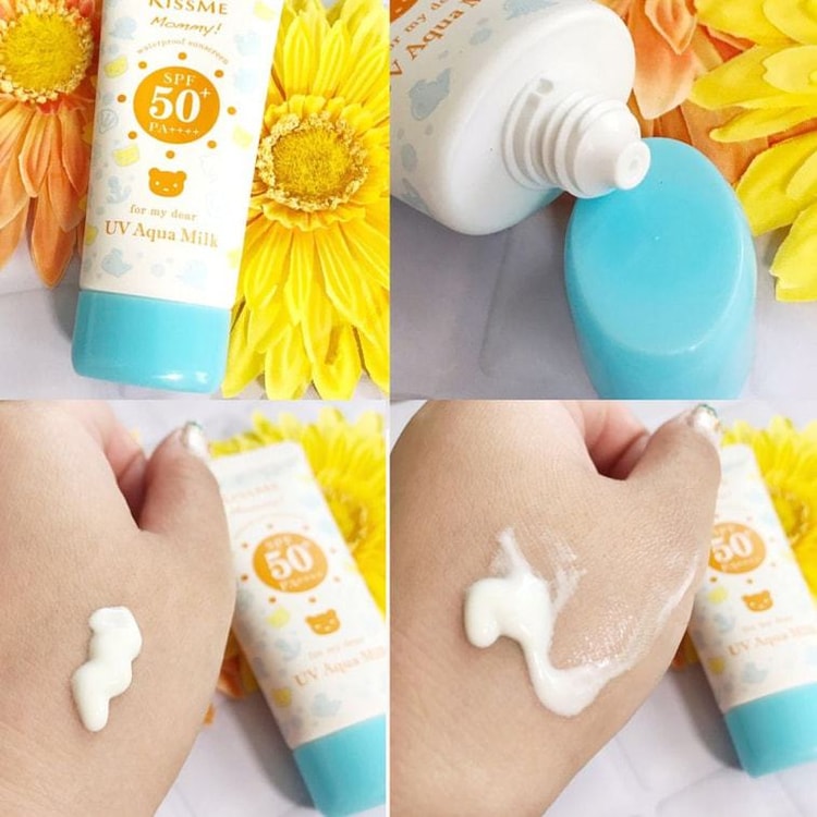 KISSME Mommy UV Aqua Milk Sun Cream SPF50+ Broad Spectrum 50g