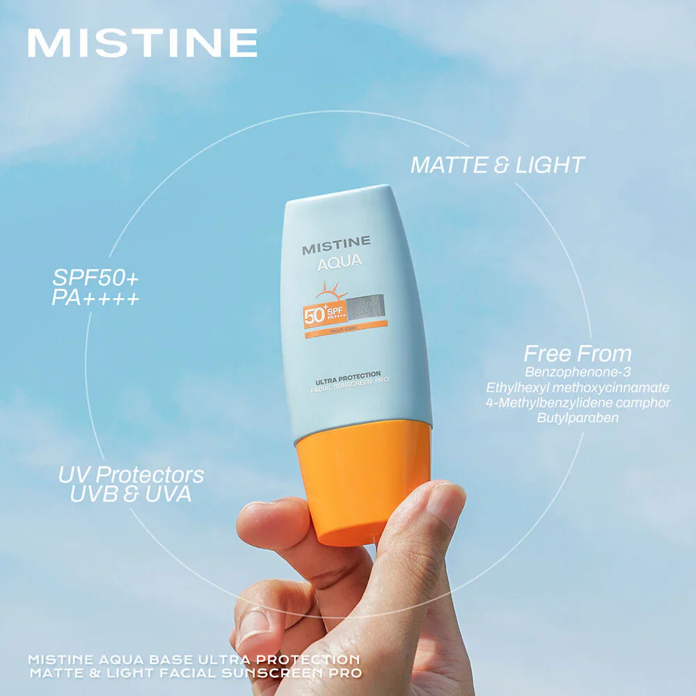 Aqua Base Ultra Protection Matte & Light Facial Sun Lotion SPF50+ Broad Spectrum