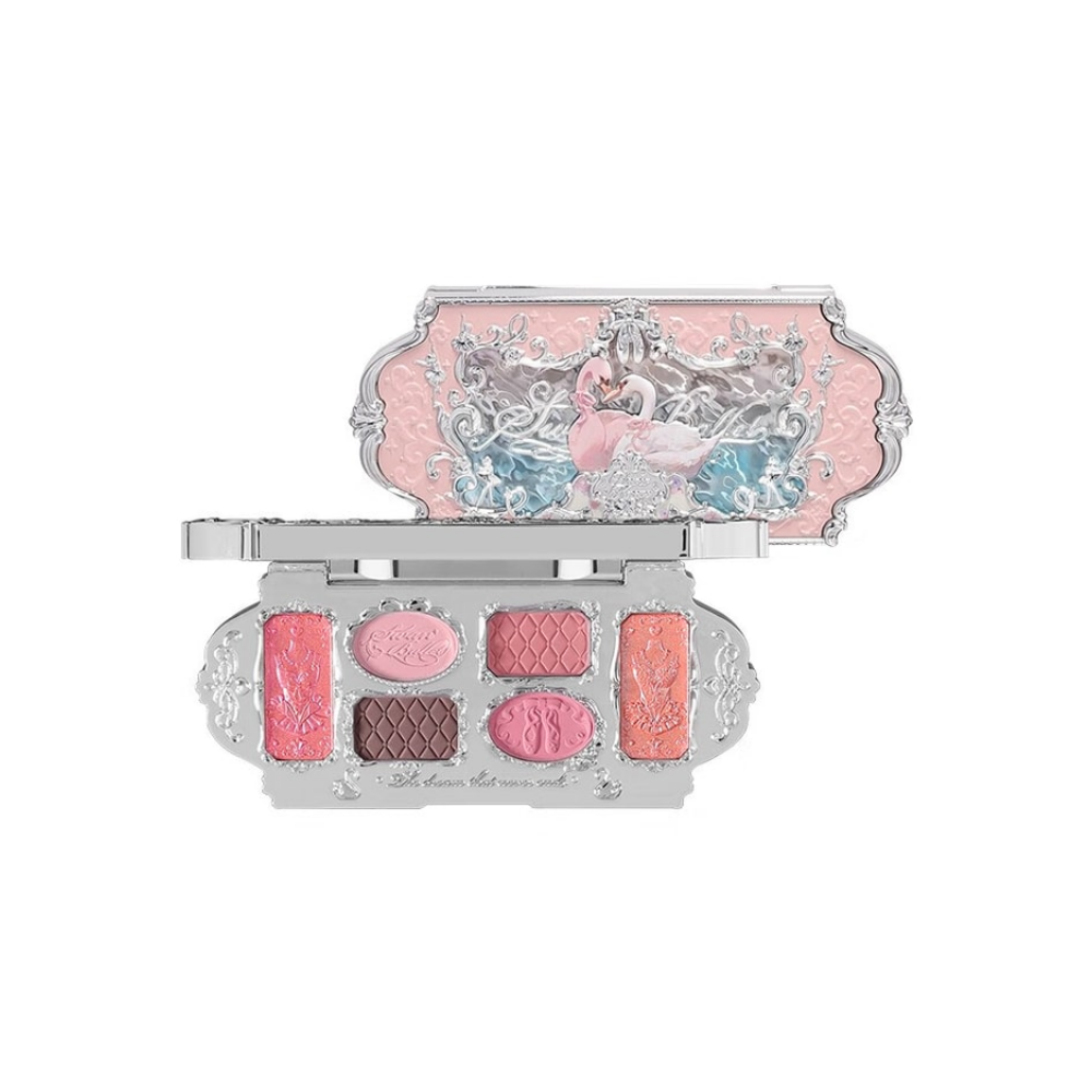 Swan Ballet Six-Color Eyeshadow Palette #03 Pink Swan
