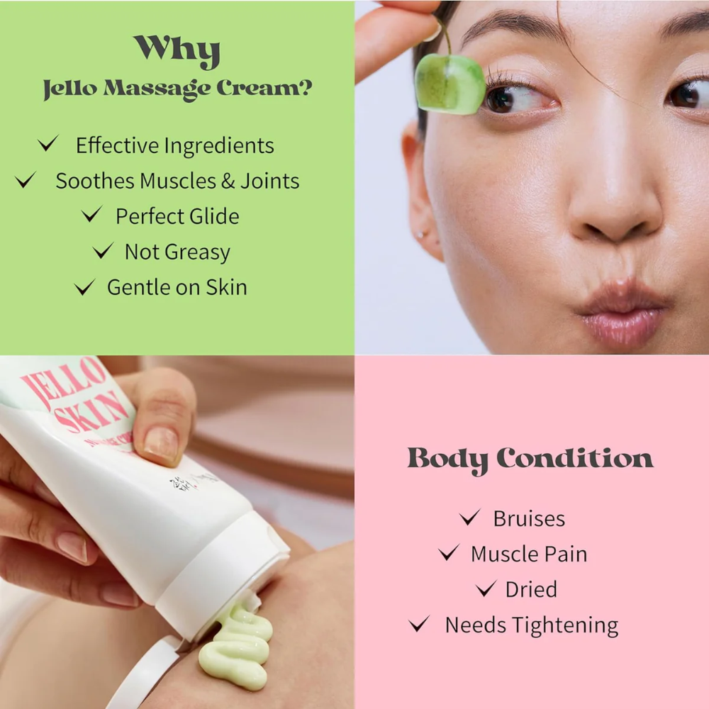 Jello Skin Massage Cream for Face and Body