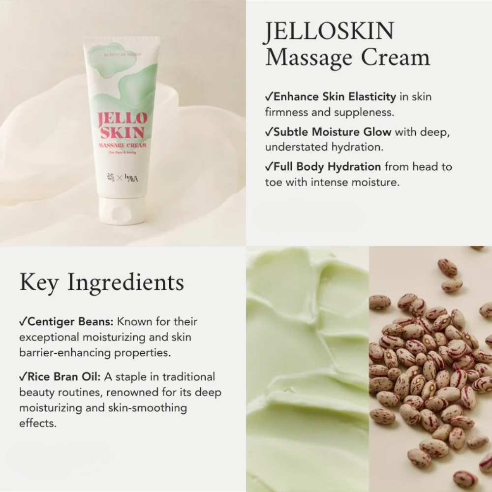Jello Skin Massage Cream for Face and Body