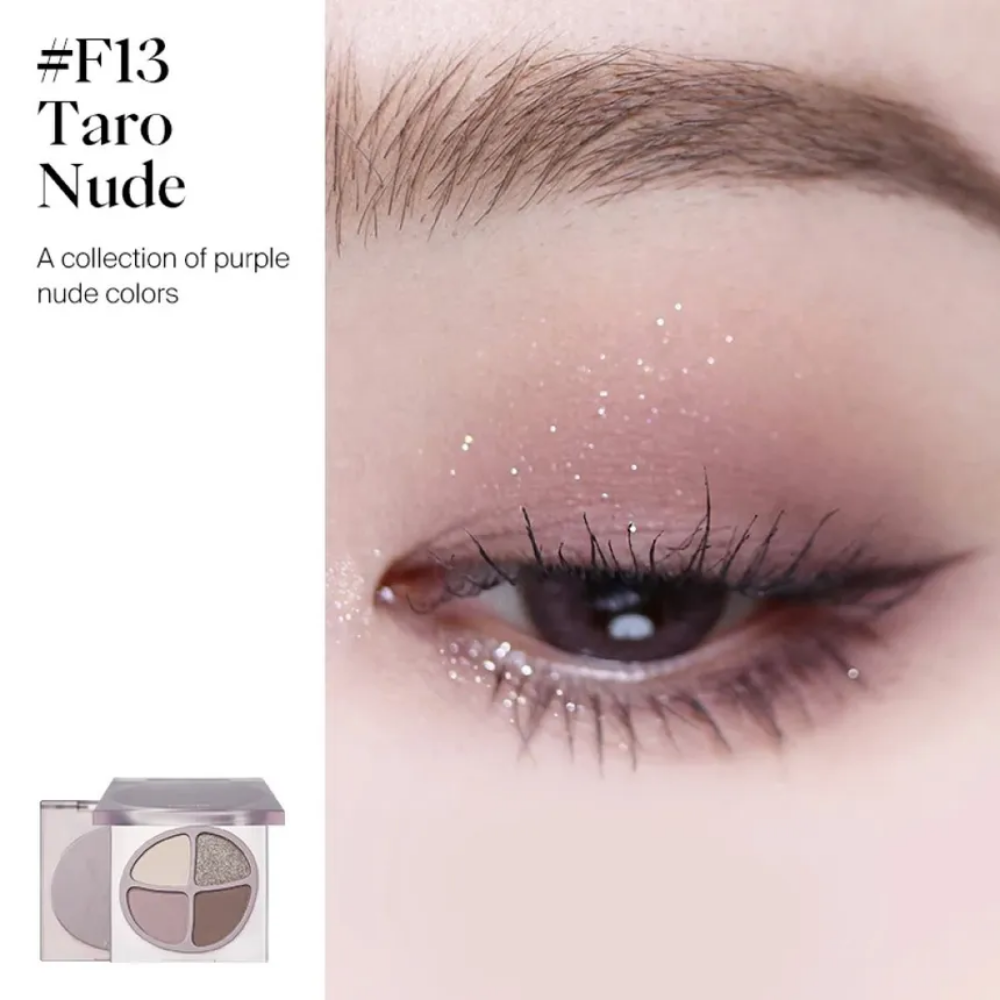 Quad Eyeshadow Palette #F13 Taro Nude - 4.3g