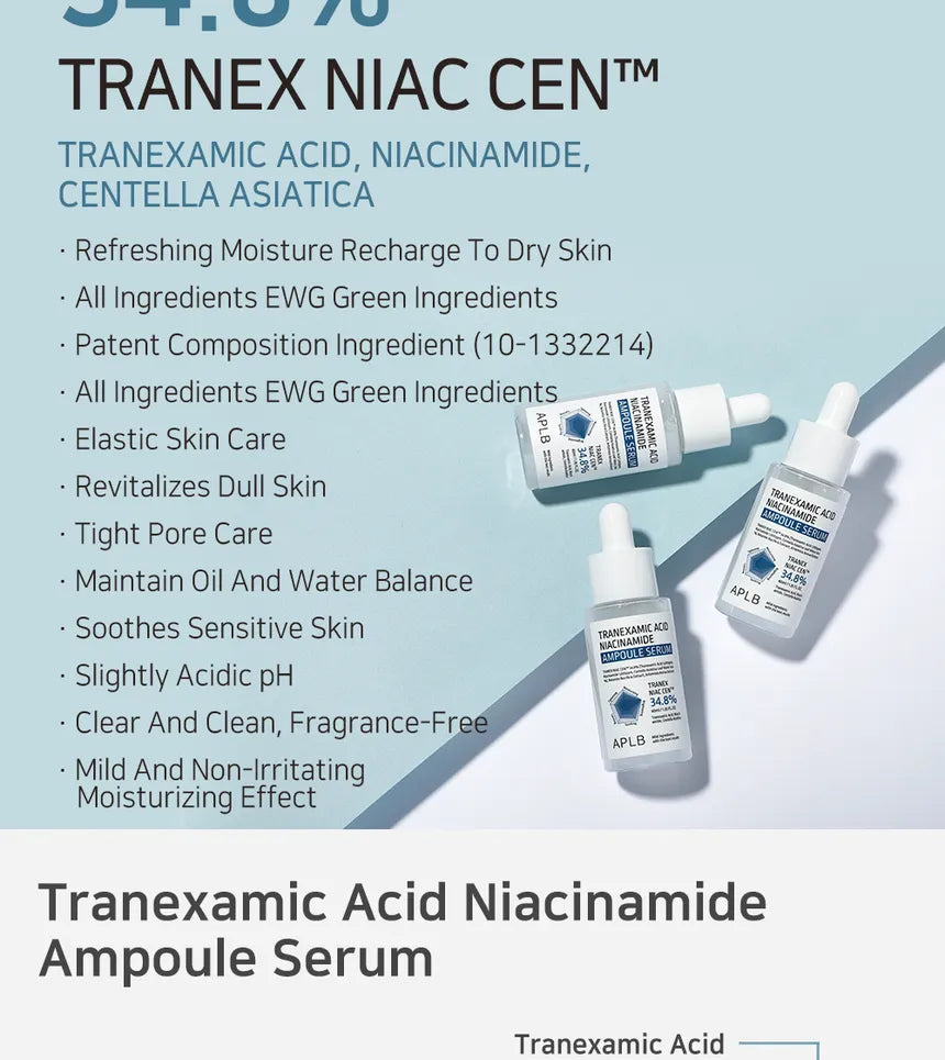 Aplb Tranexamic Acid Niacinamide Ampoule Serum 40ml