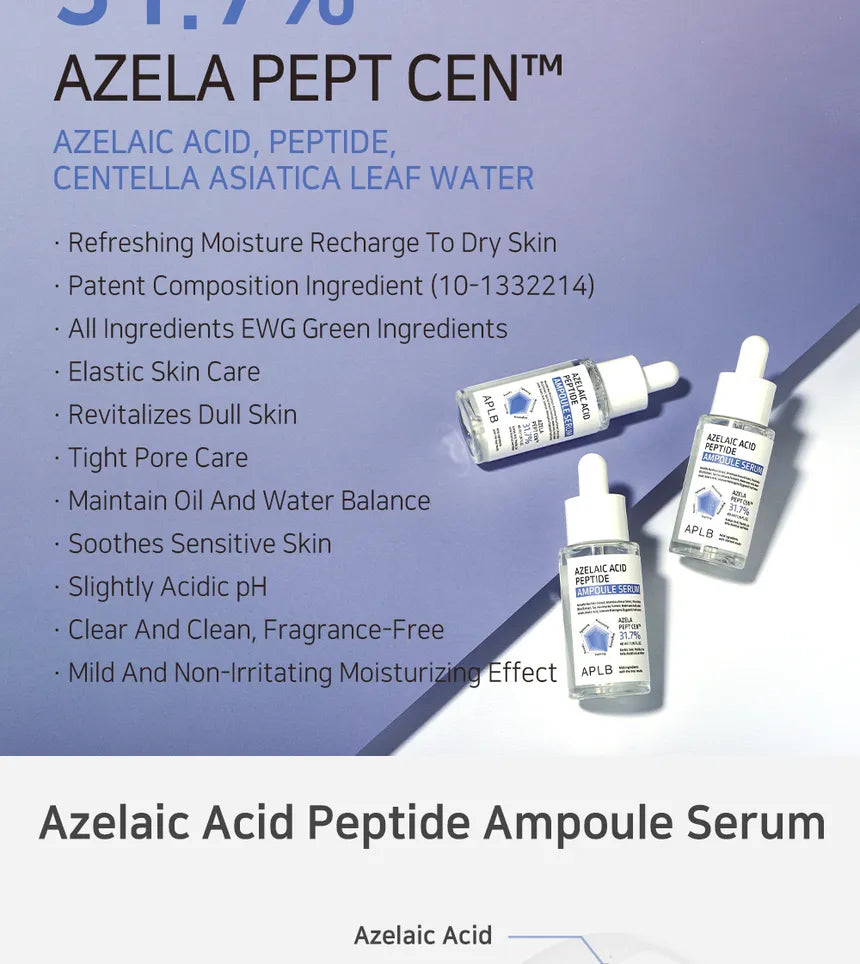Aplb Azelaic Acid Peptide Ampoule Serum 40ml