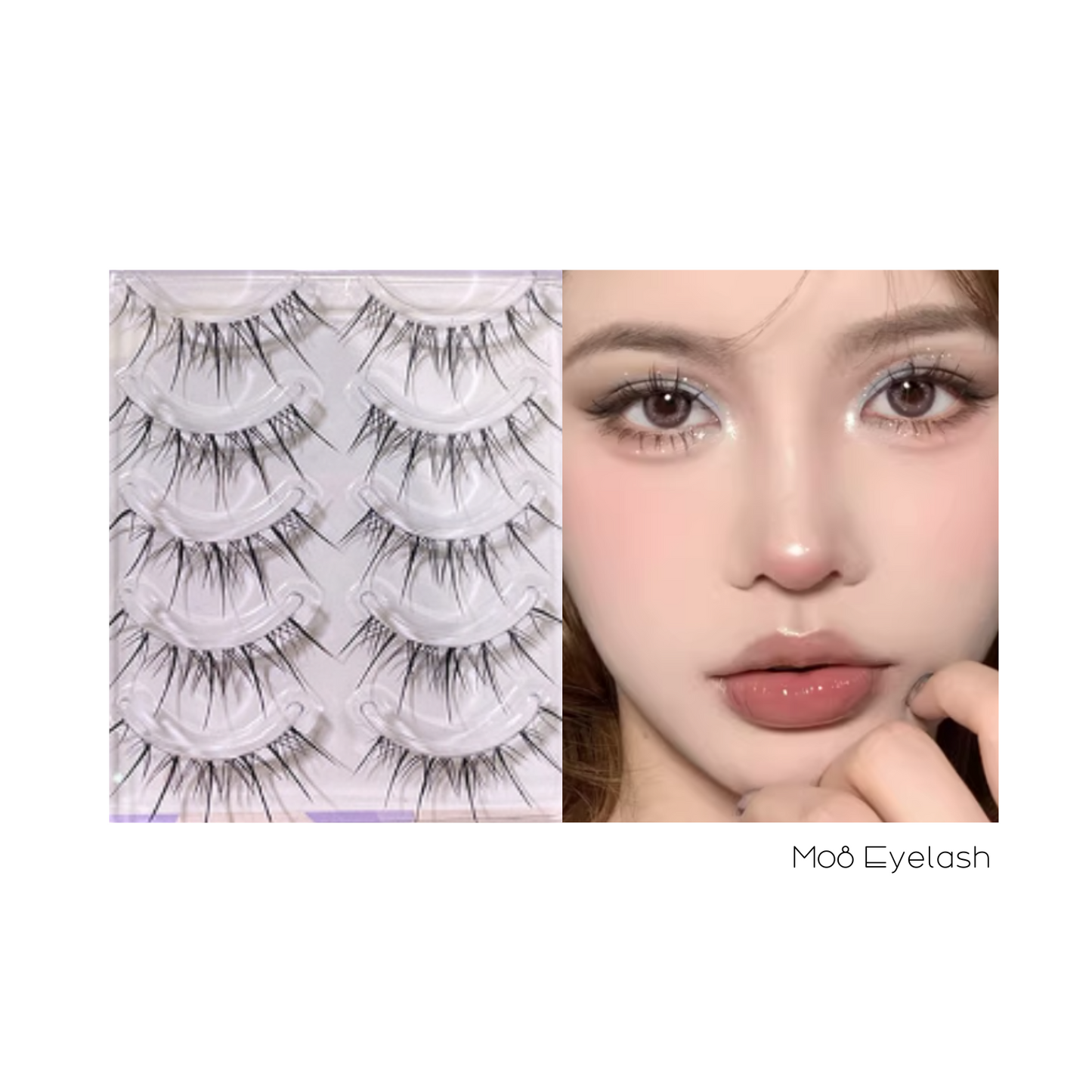 Cute Lashes Comic Style False Eyelashes (Whole) #M08