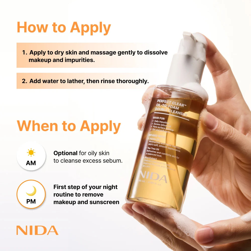 Perfect Clear Oil-to-Foam Double Cleanser
