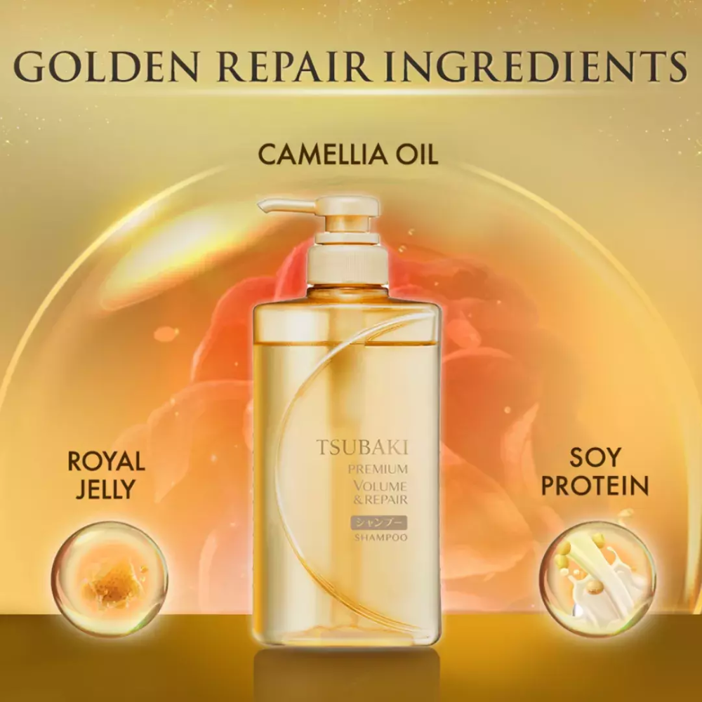 TSUBAKI Premium Volume & Repair Shampoo