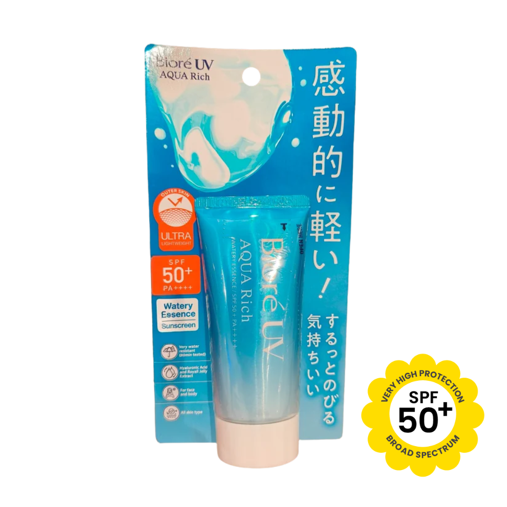 Biore UV Aqua Rich Watery Essence Sun Cream SPF50+ Broad Spectrum 70g