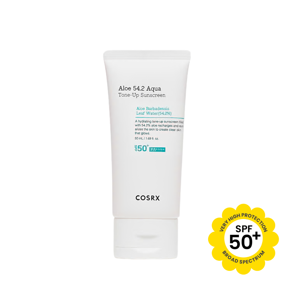 Aloe 54.2 Aqua Tone-Up Sun Cream SPF50+ Broad Spectrum 50ml
