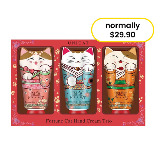 Fortune Cat Hand Cream Trio Gift Set