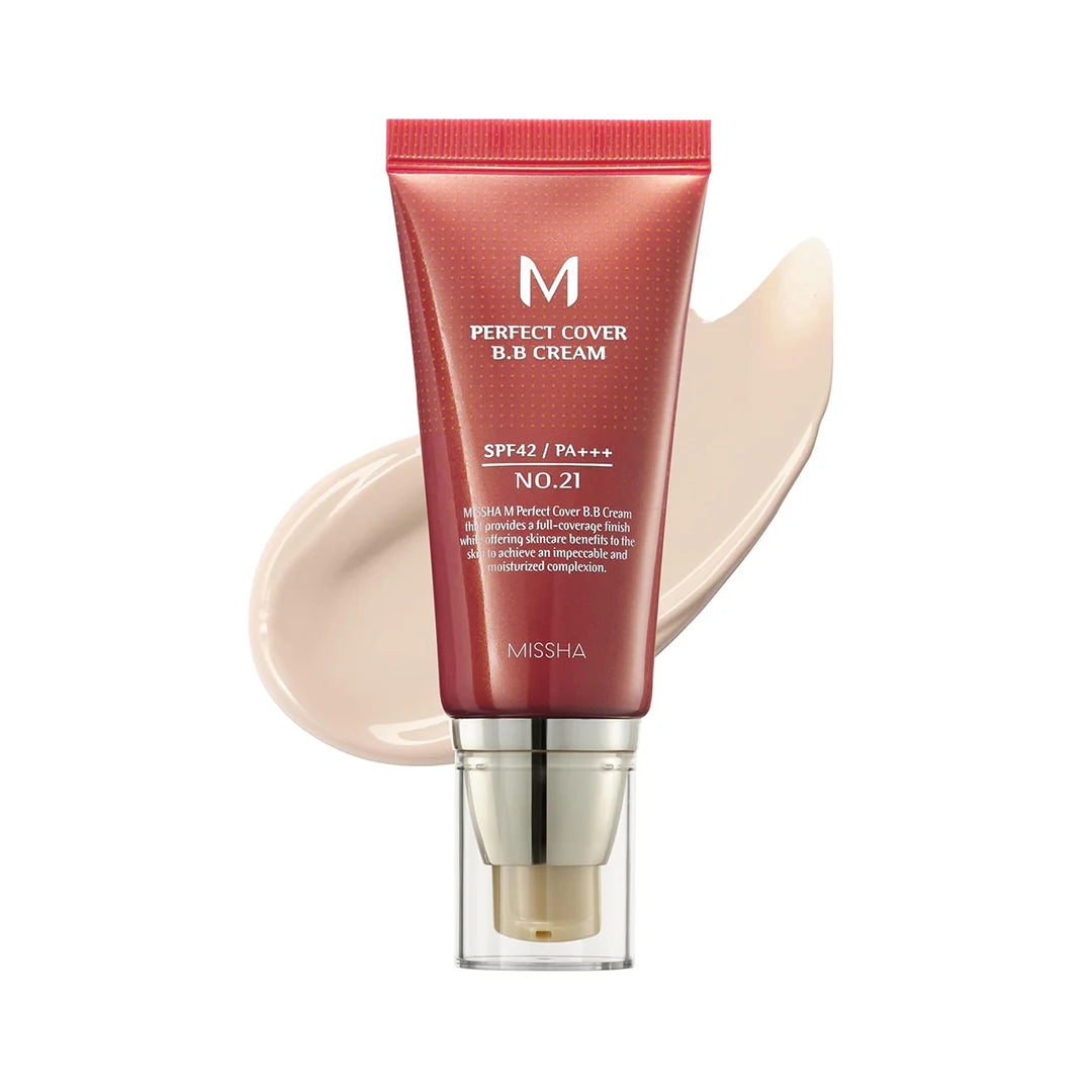 M Perfect Cover BB Cream SPF42 PA+++ #21 Light Beige  - 50ml