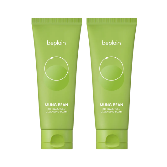 Mung Bean pH-Balanced Cleansing Foam Twin Pack