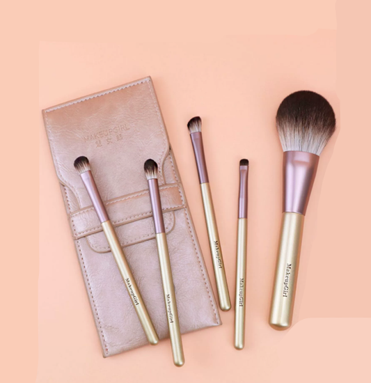 Little Grape Eye Makeup Brush Set With Bag