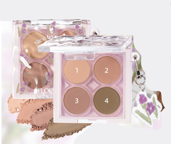 First Kiss Series Four-color Eyeshadow Palette #06