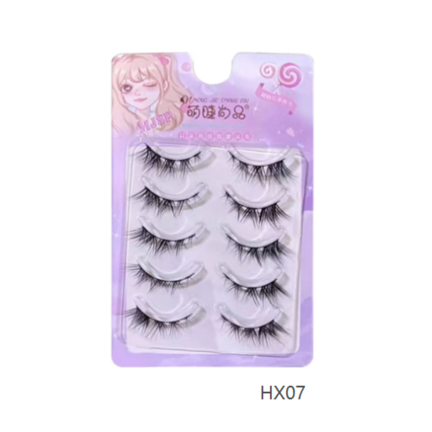 Cute Lashes Fox Style Thick False Eyelashes (Whole) #HX07