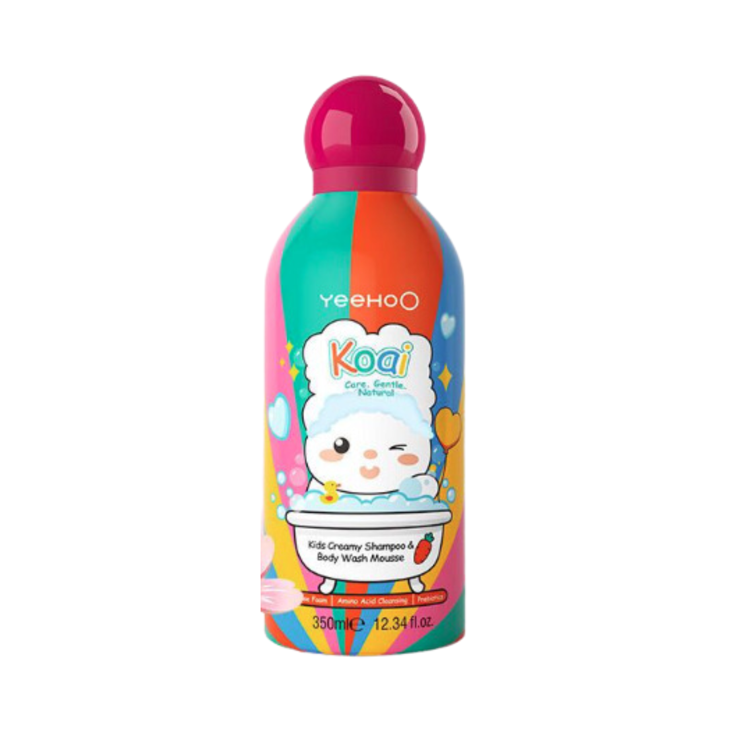 Kid's 2-in-1 Bath and Shampoo Mousse Foam #Cherry Blossom