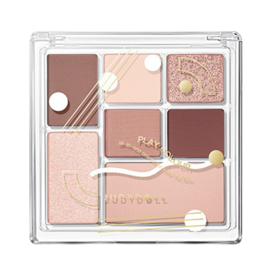 Seven-Color Fun Combination Palette #17 Sweet Smoked Rose Palette