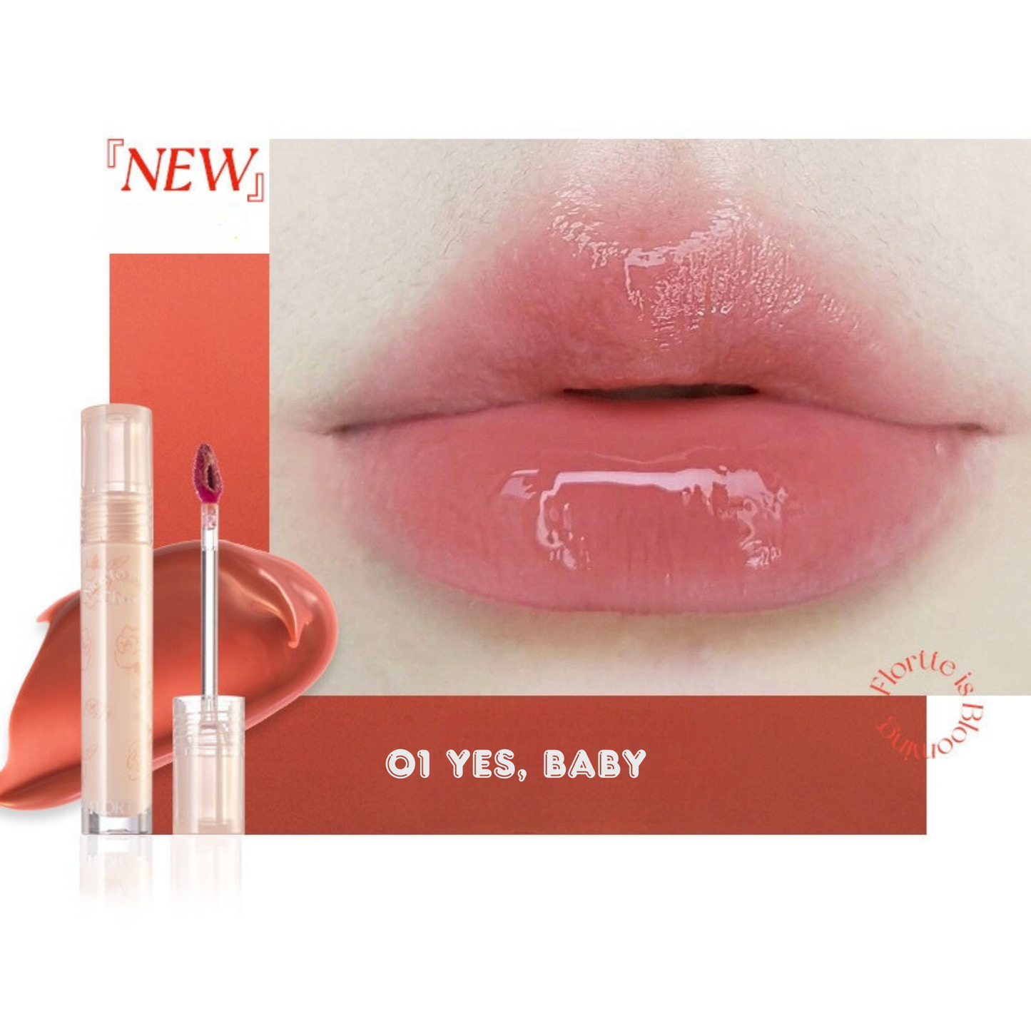 Luminous Mirror Lip Glaze #01 Yes, Baby